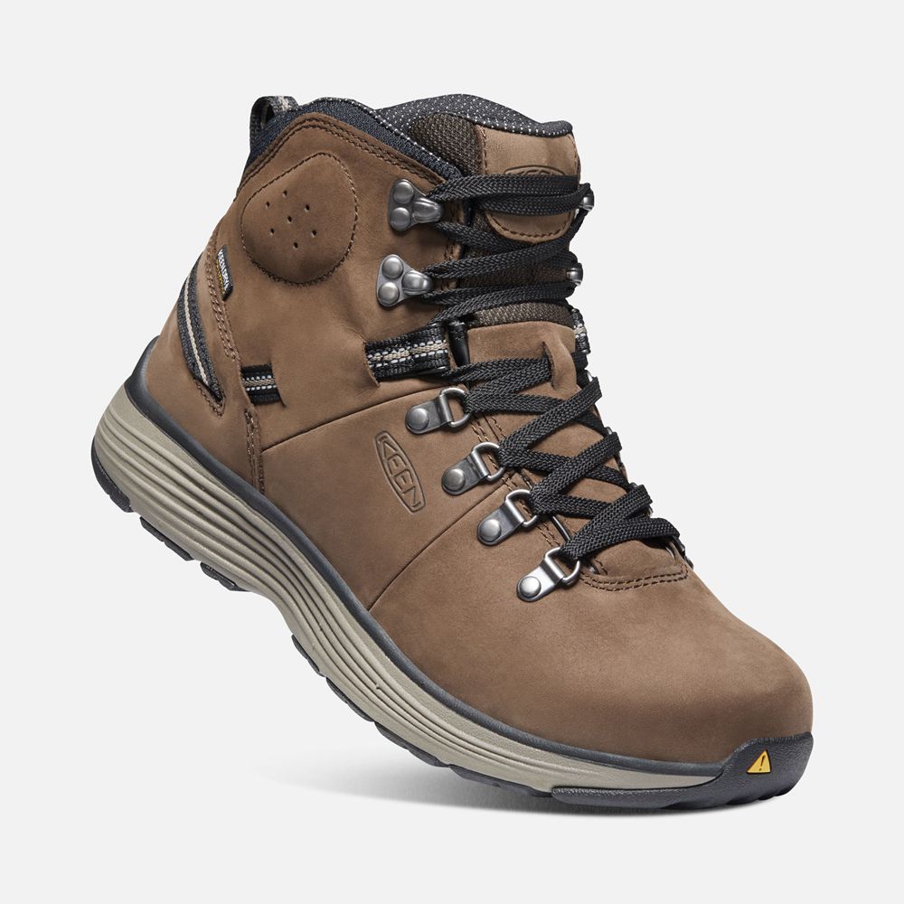 Botas de Trabajo Keen Mexico Marrom - Hombre Manchester 6\" Wp (Soft Toe) - GS5324796